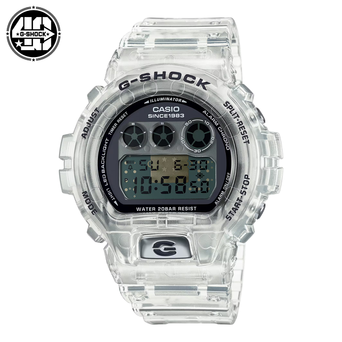 DW-6940RX-7DR- جي-شوك إصدار الذكرى الأربعين - نسخة شفافة