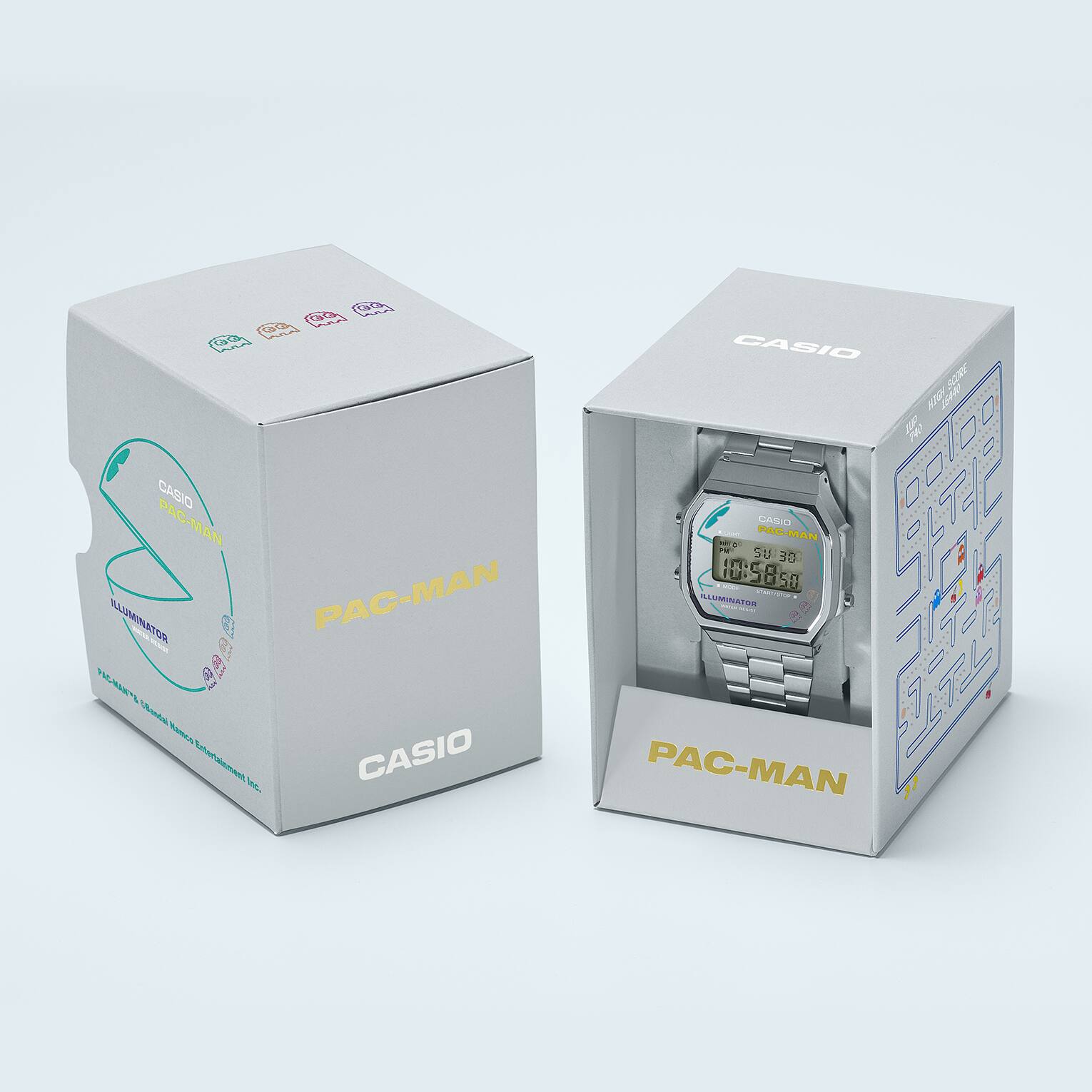 CASIO Vintage Watch 45th PAC-MAN anniversary Edition - A168WEPC-7ADR