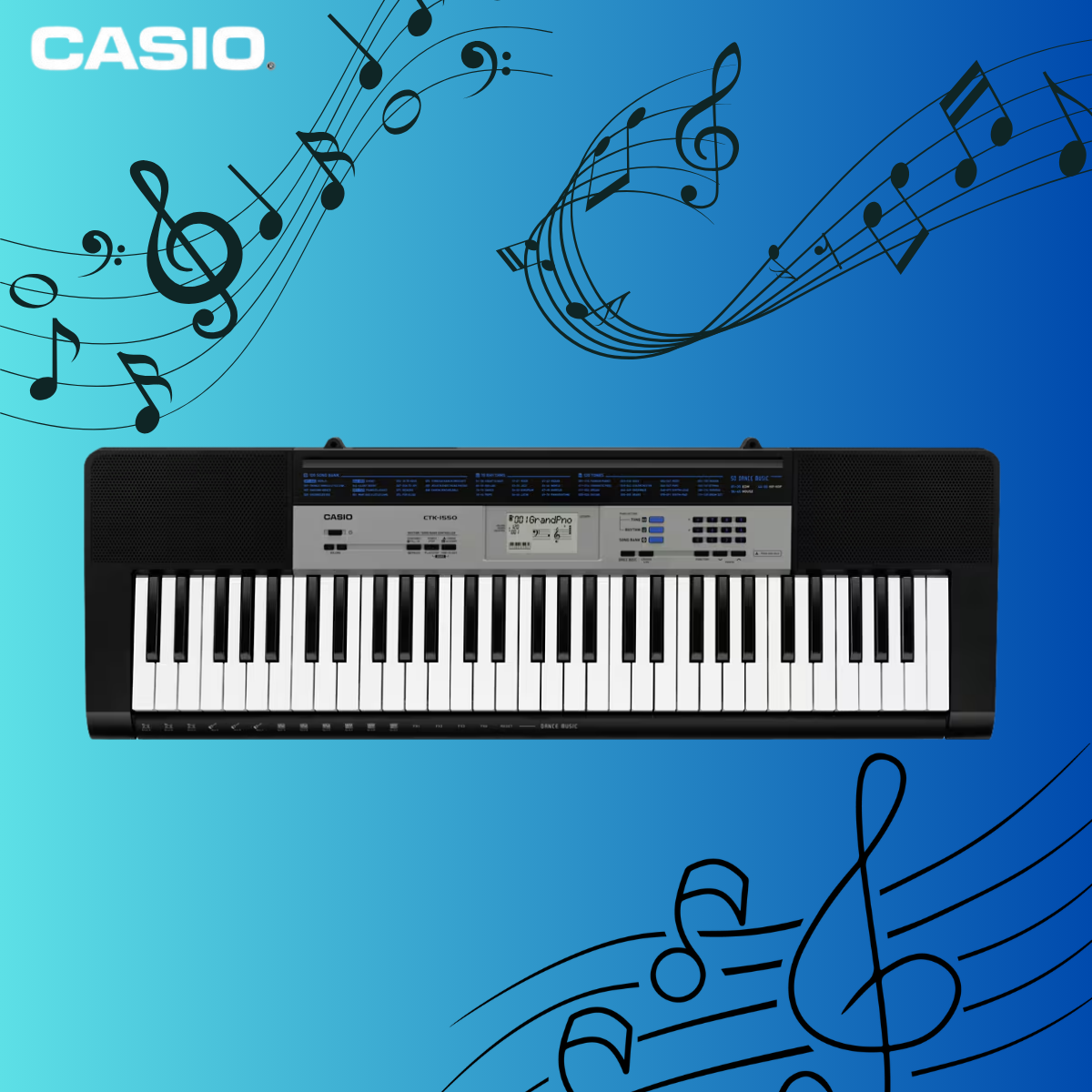 Casio Musical Keyboard CTK-1550K2 (SP)