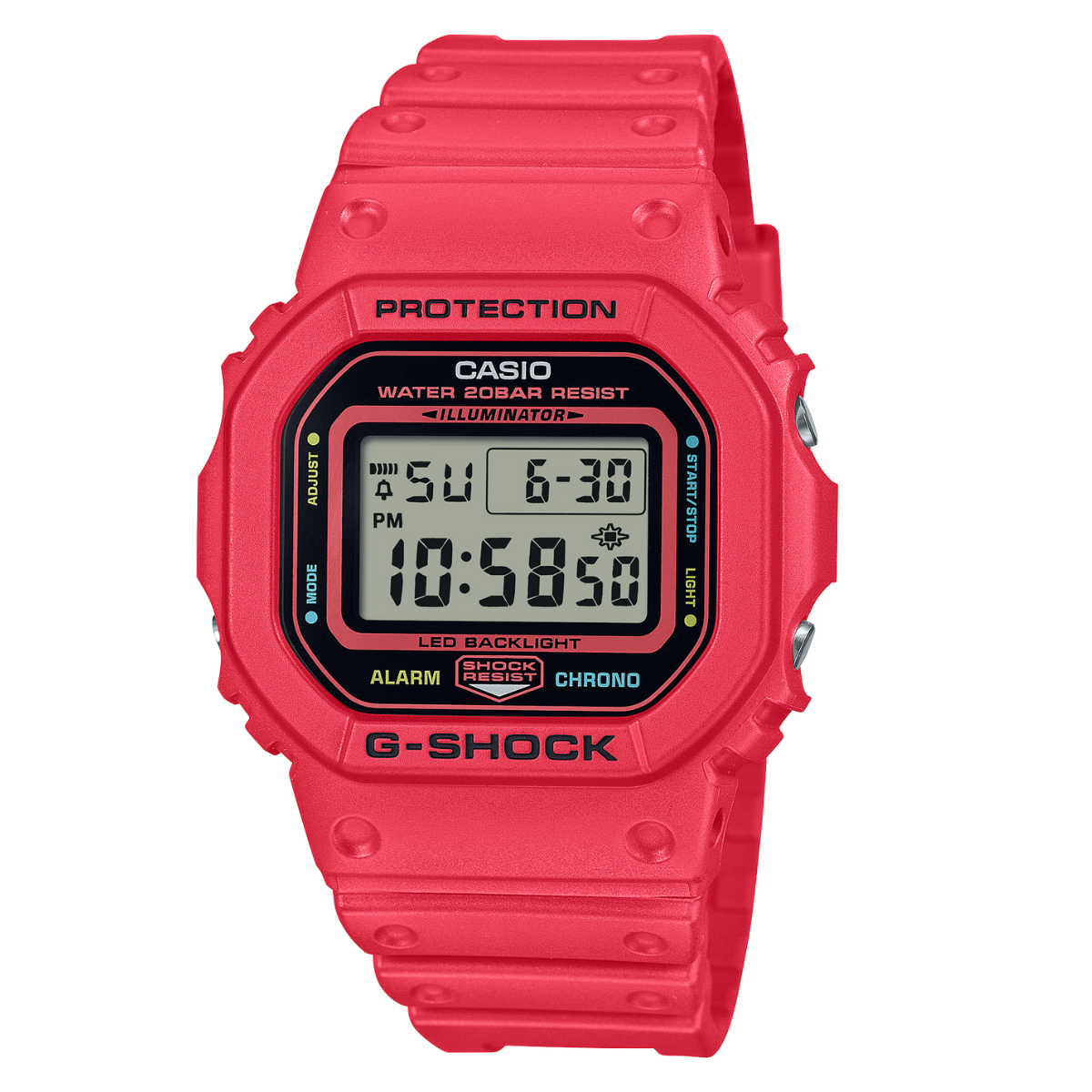G-SHOCK Men's Watch Digital Vivid Colors - DW-5600EP-4DR