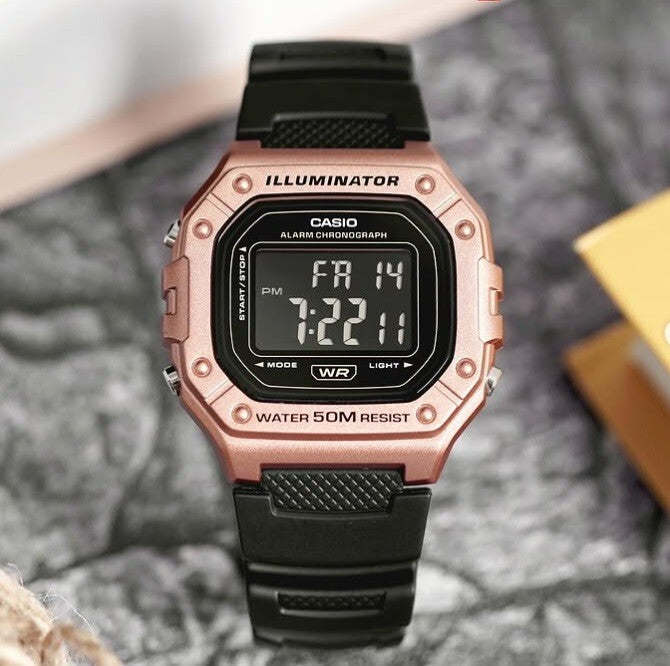 CASIO Men's Watch Digital W-218HM-5BVDF