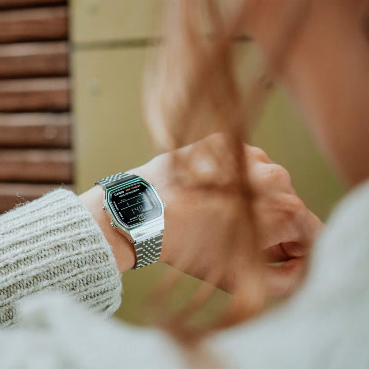 CASIO Vintage Digital smartphone link watch - ABL-100WE-1BDF