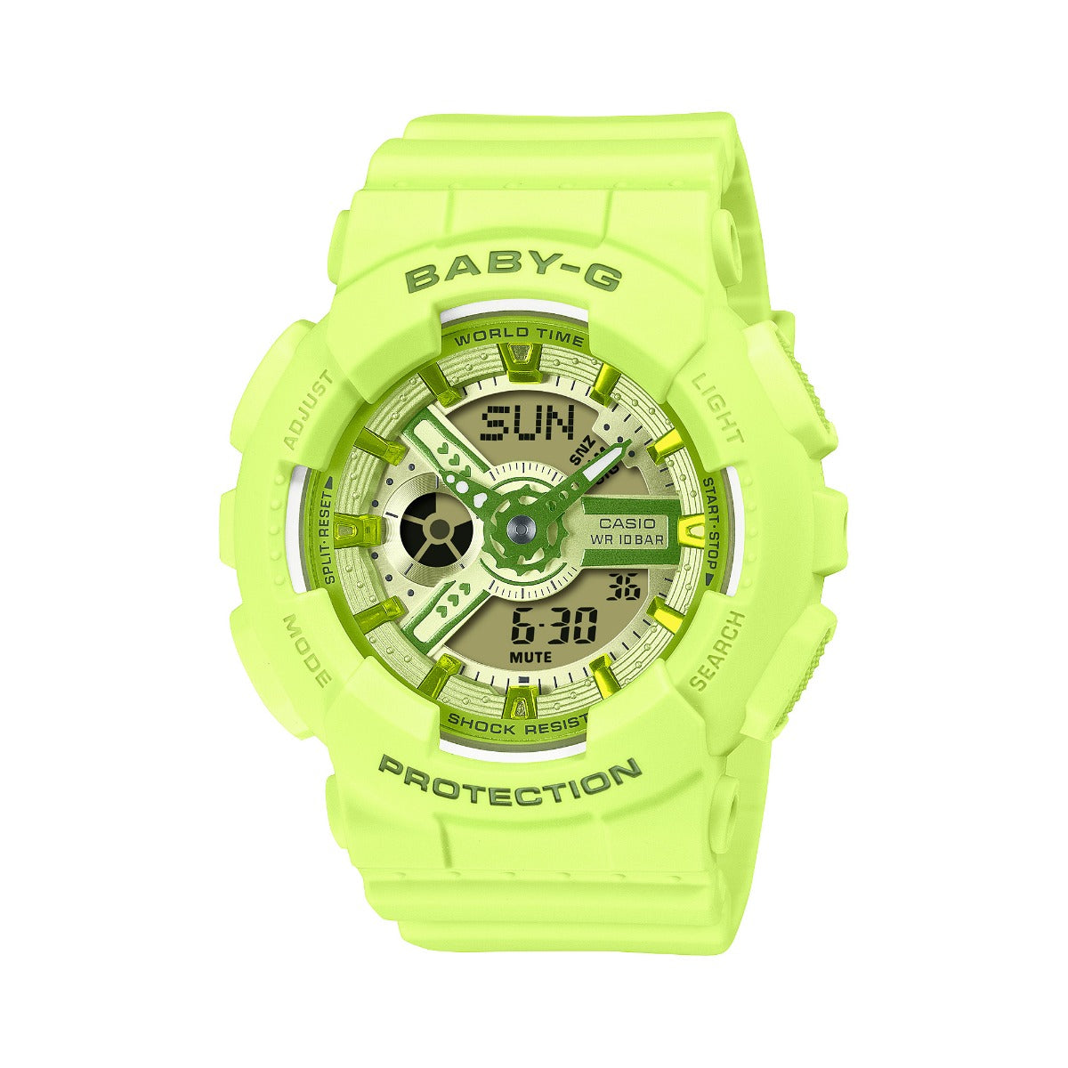 BABY-G Women's Analog-Digital Watch - BA-110YK-3ADR