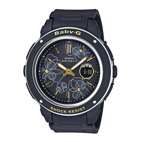 BABY-G Women's Analog-Digital Watch BGA-150FL-1ADR