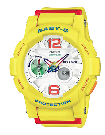 BABY-G Women's Analog-Digital Watch BGA-180-9BDR