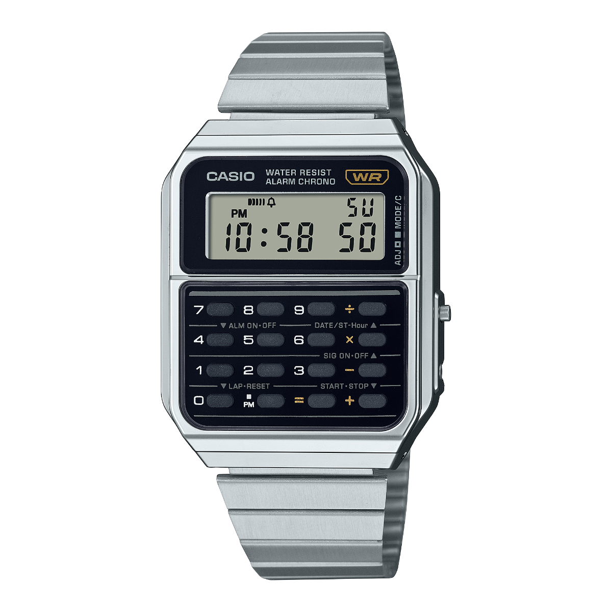 Vintage Casio Calculator Watch CA-500WE-1ADF