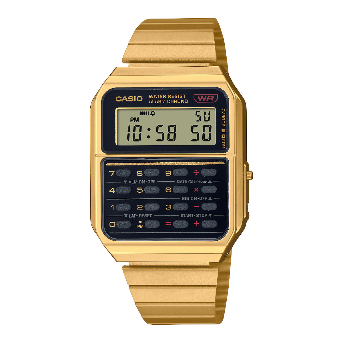 Vintage Casio Calculator Watch CA-500WEG-1ADF