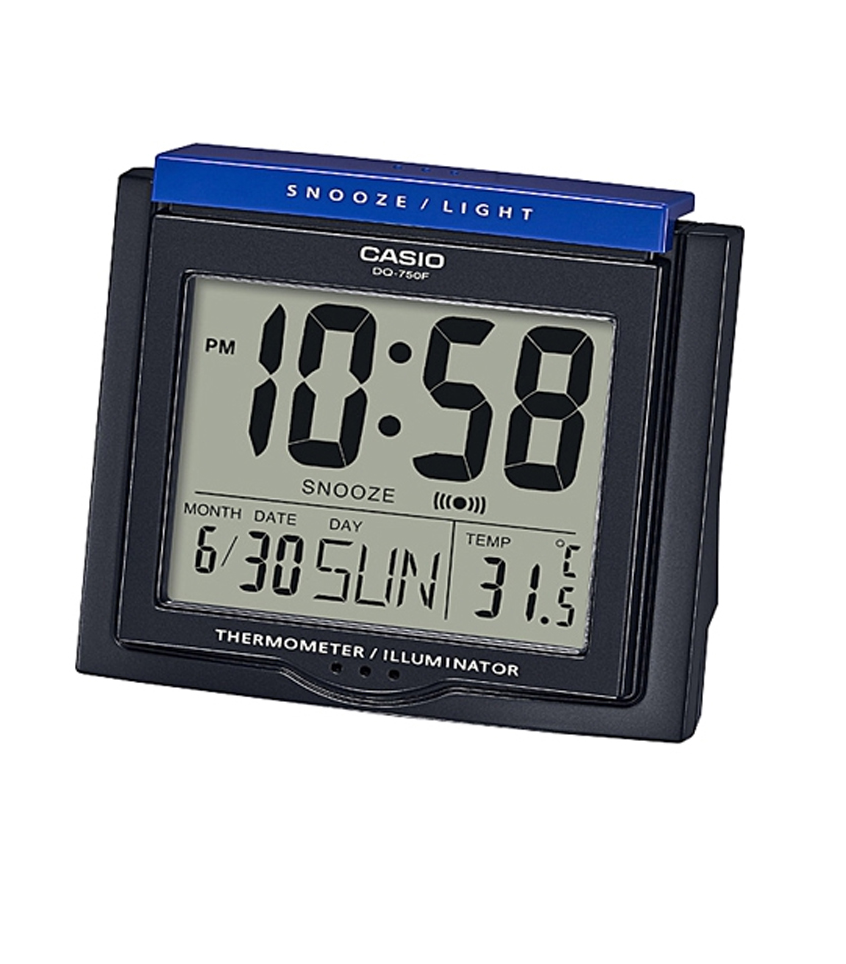 CASIO DIGITAL Alarm clock DQ-750F-1DF