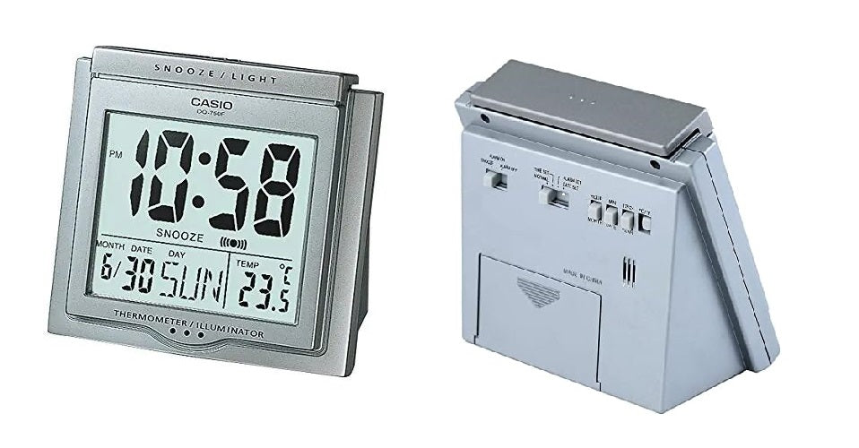 CASIO DIGITAL Alarm clock DQ-750F-8DF