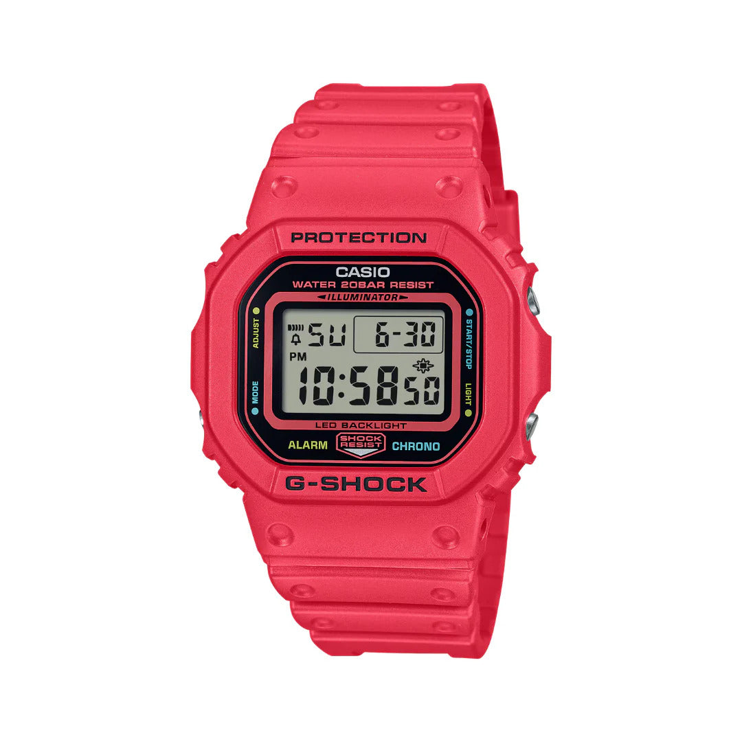 G-SHOCK Men's Watch Digital Vivid Colors - DW-5600EP-4DR