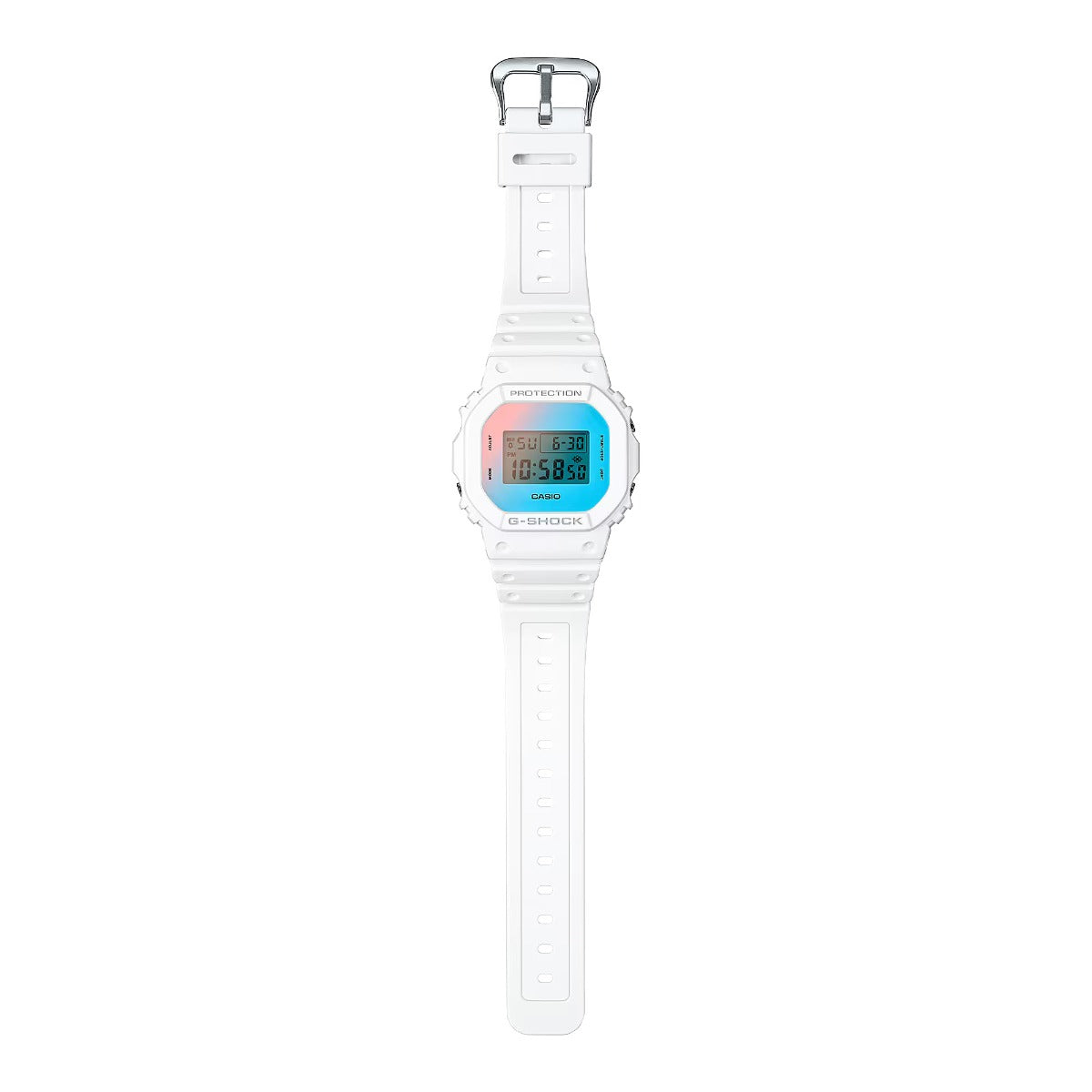 ساعة جي-شوك رجالية بلون مطفي أنيق - DW-5600TL-7DR