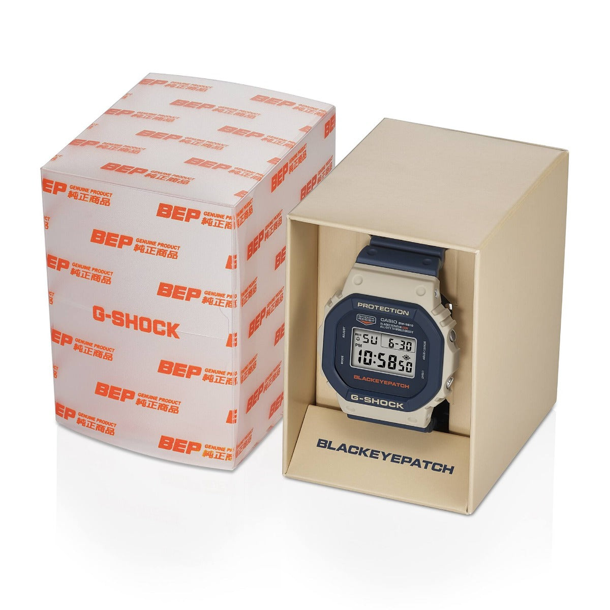 G-SHOCK BlackEyePatch Collaboration Men's Digital Watch - DW-5610BEP-2DR