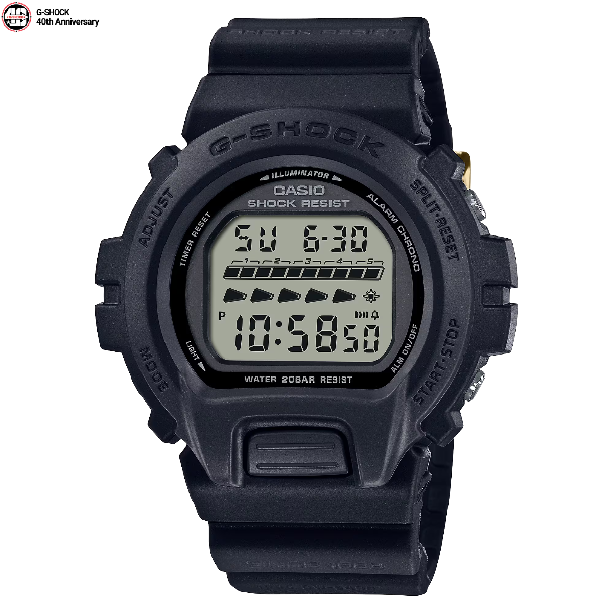 G-SHOCK 40th Anniversary REMASTER BLACK DW-6640RE-1DR