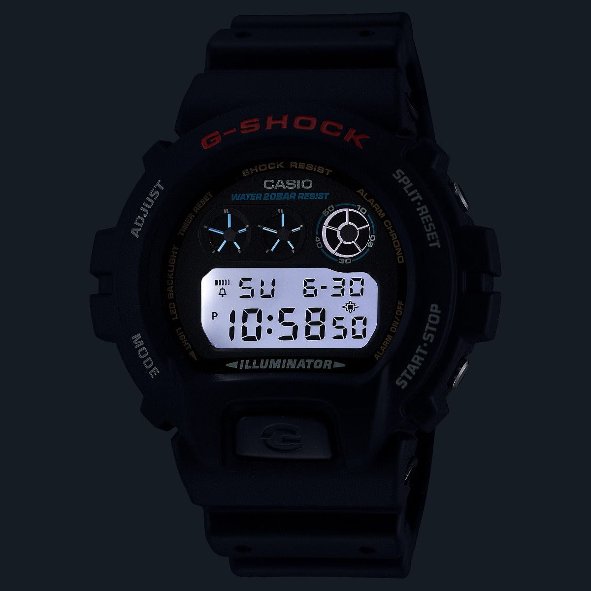 ساعة جي-شوك رجالية كاجوال - DW-6900U-1DR
