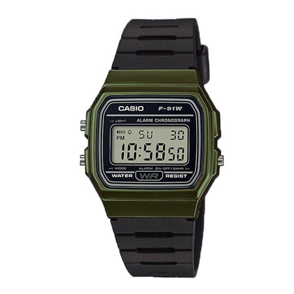 CASIO Vintage Unisex Watch F-91WM-3ADF