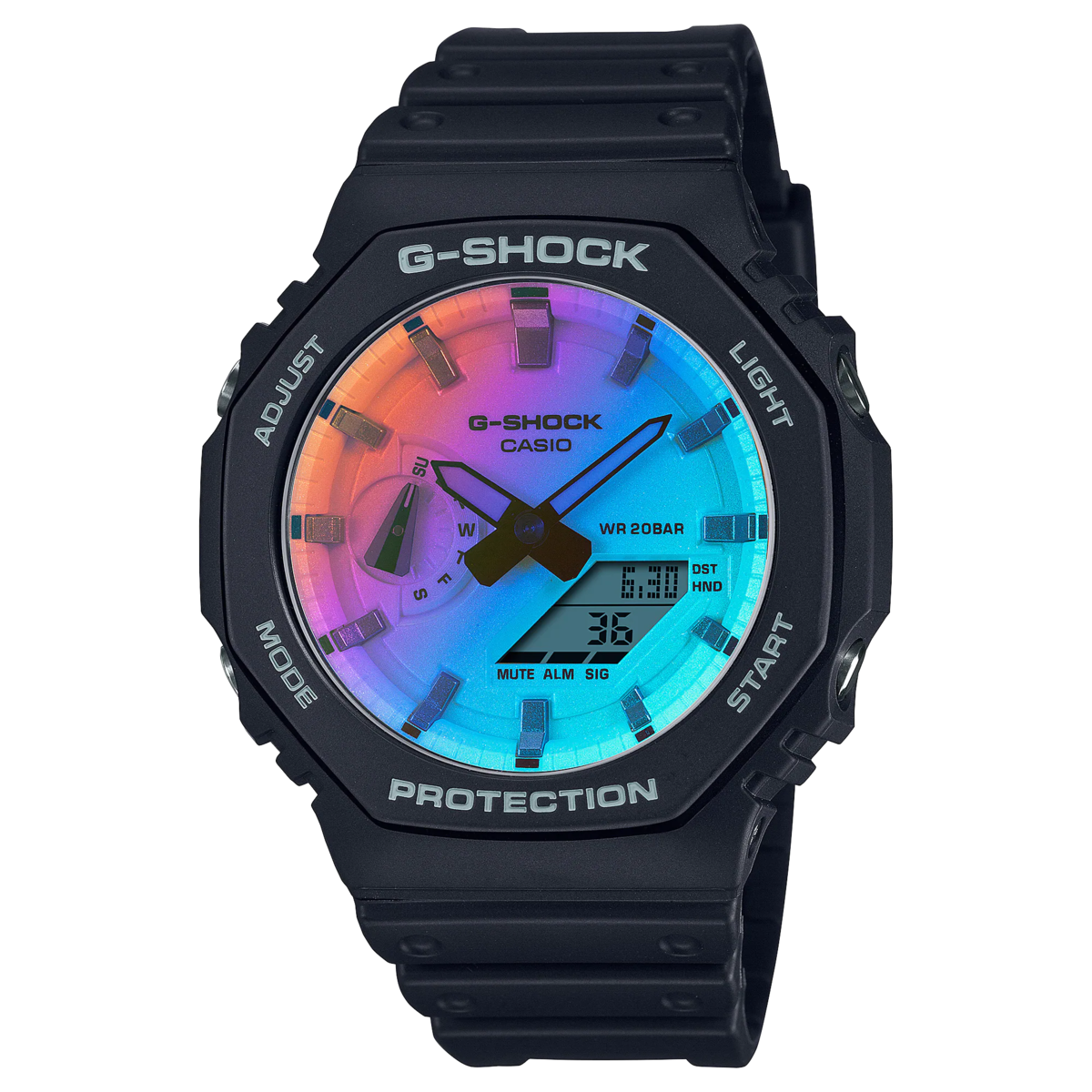 G-SHOCK Iridescent Casual Men Watch GA-2100SR-1ADR