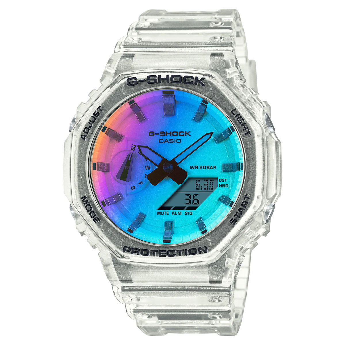 G-SHOCK Iridescent Casual Men Watch GA-2100SRS-7ADR