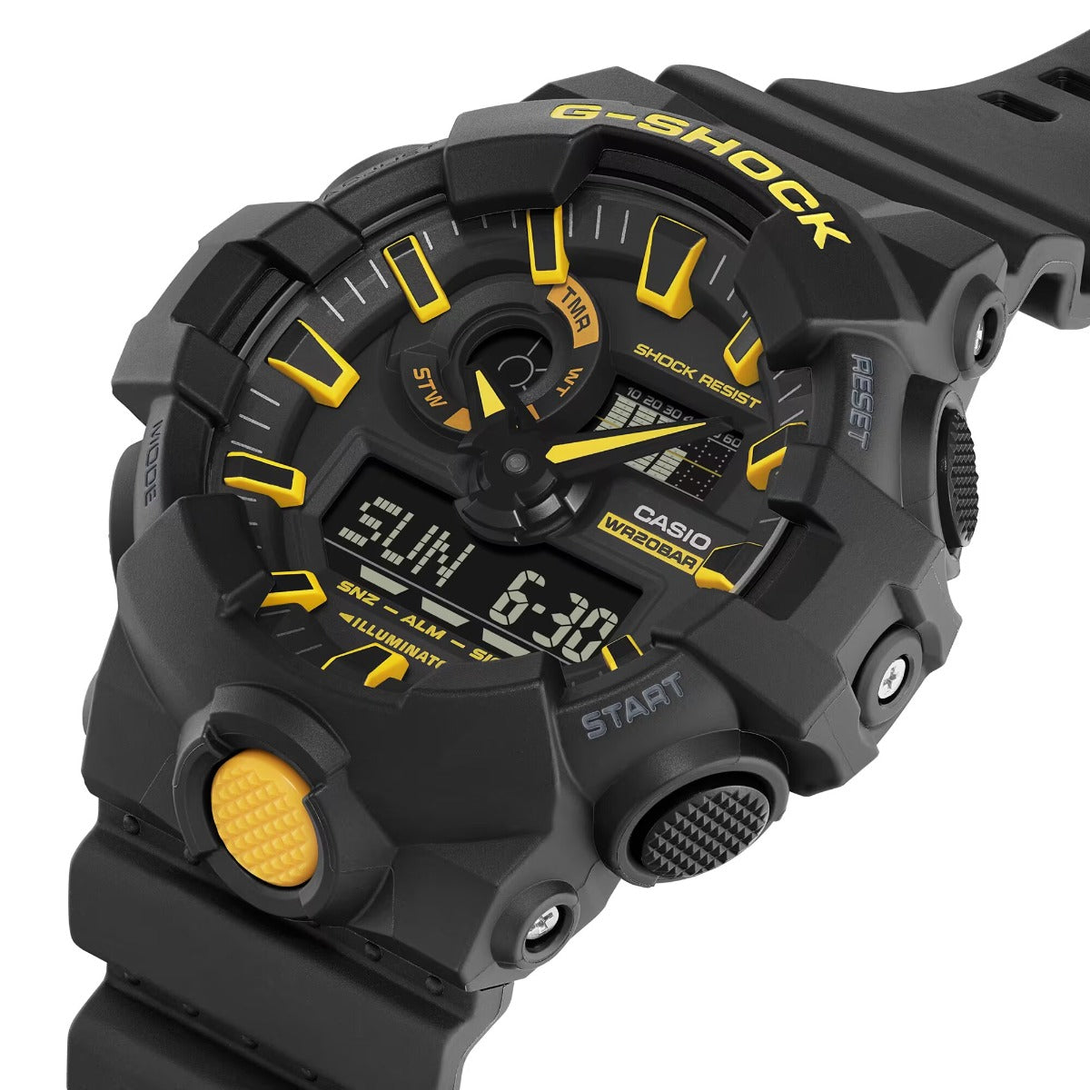 ساعة جي شوك رجالية كاجوال GA-700CY-1ADR