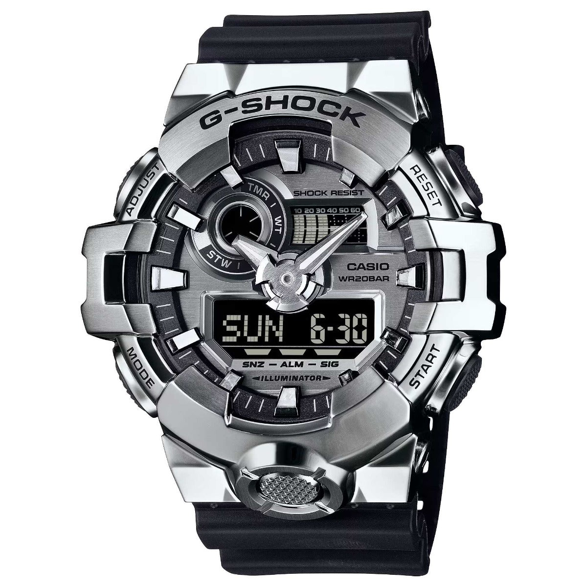 G-SHOCK G-STEEL Silver Men's Watch Analog-Digital - GM-700-1ADR
