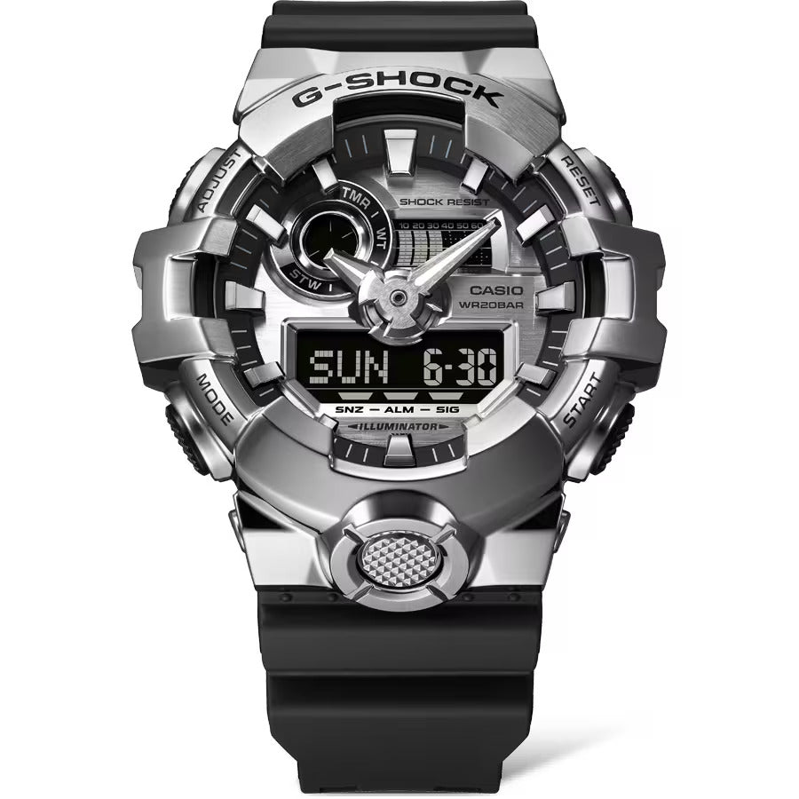 G-SHOCK G-STEEL Silver Men's Watch Analog-Digital - GM-700-1ADR