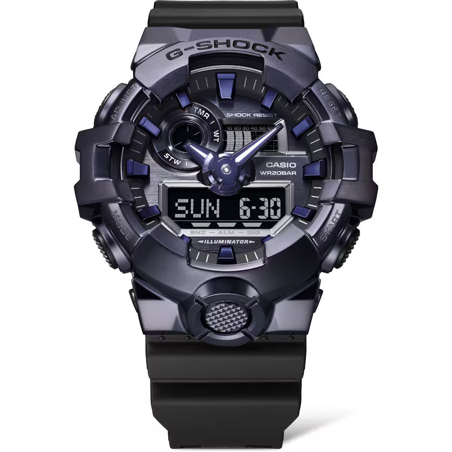 G-SHOCK G-STEEL Purple Men's Watch Analog-Digital - GM-700P-6ADR