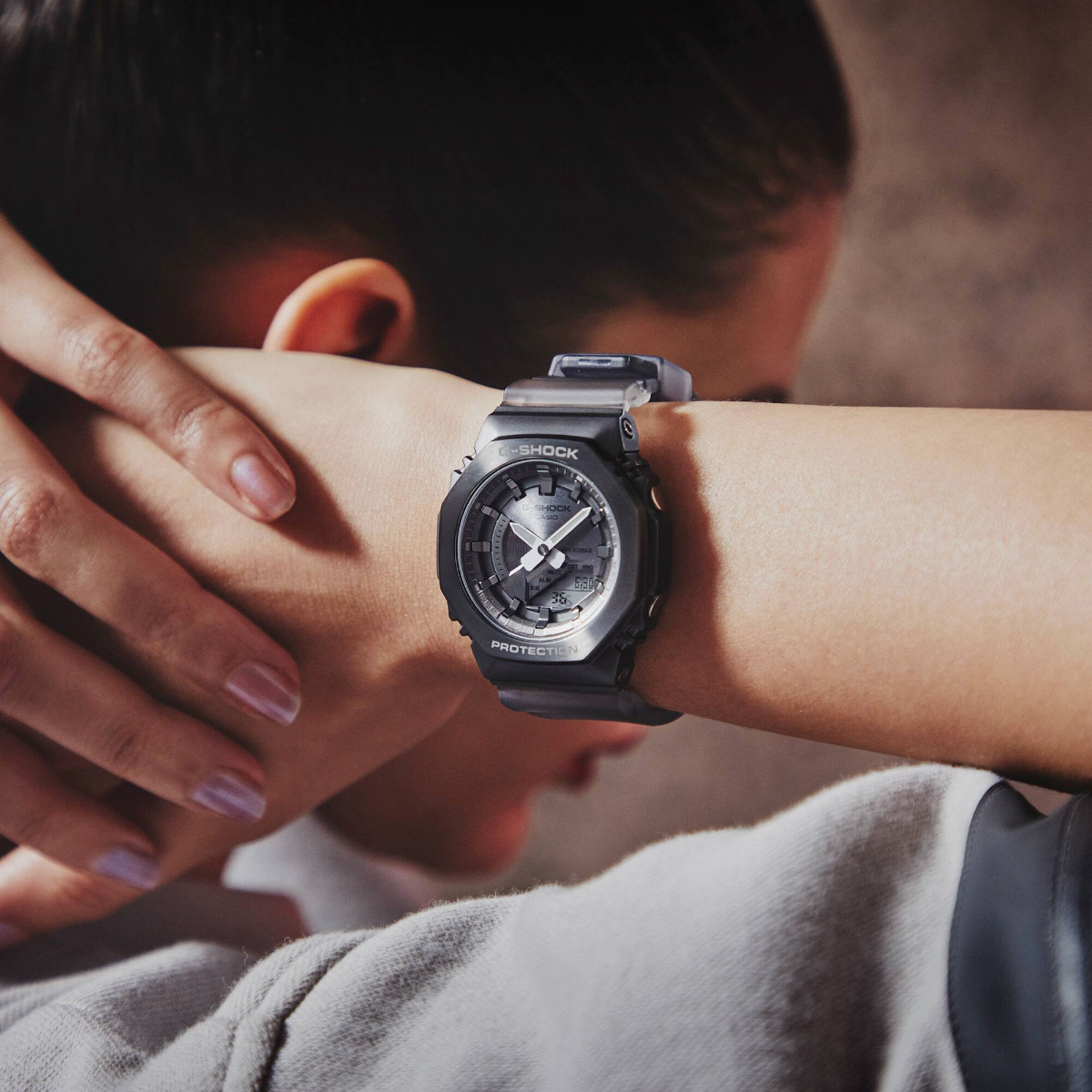 G-Shock Women's Metal Frame GM-S2100MF-1ADR