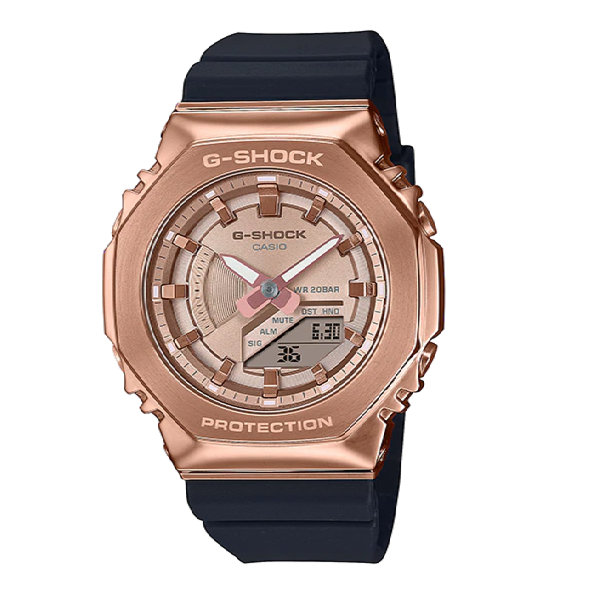 G-SHOCK Women's Analog-Digital Watch GM-S2100PG-1A4DR