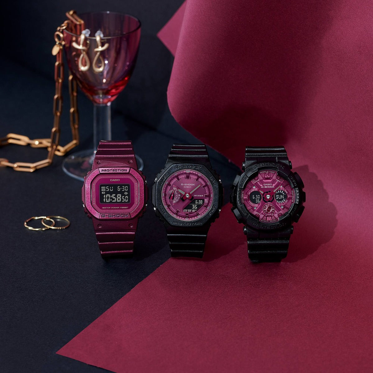 G-SHOCK WOMEN WATCH GMA-S120RB-1ADR