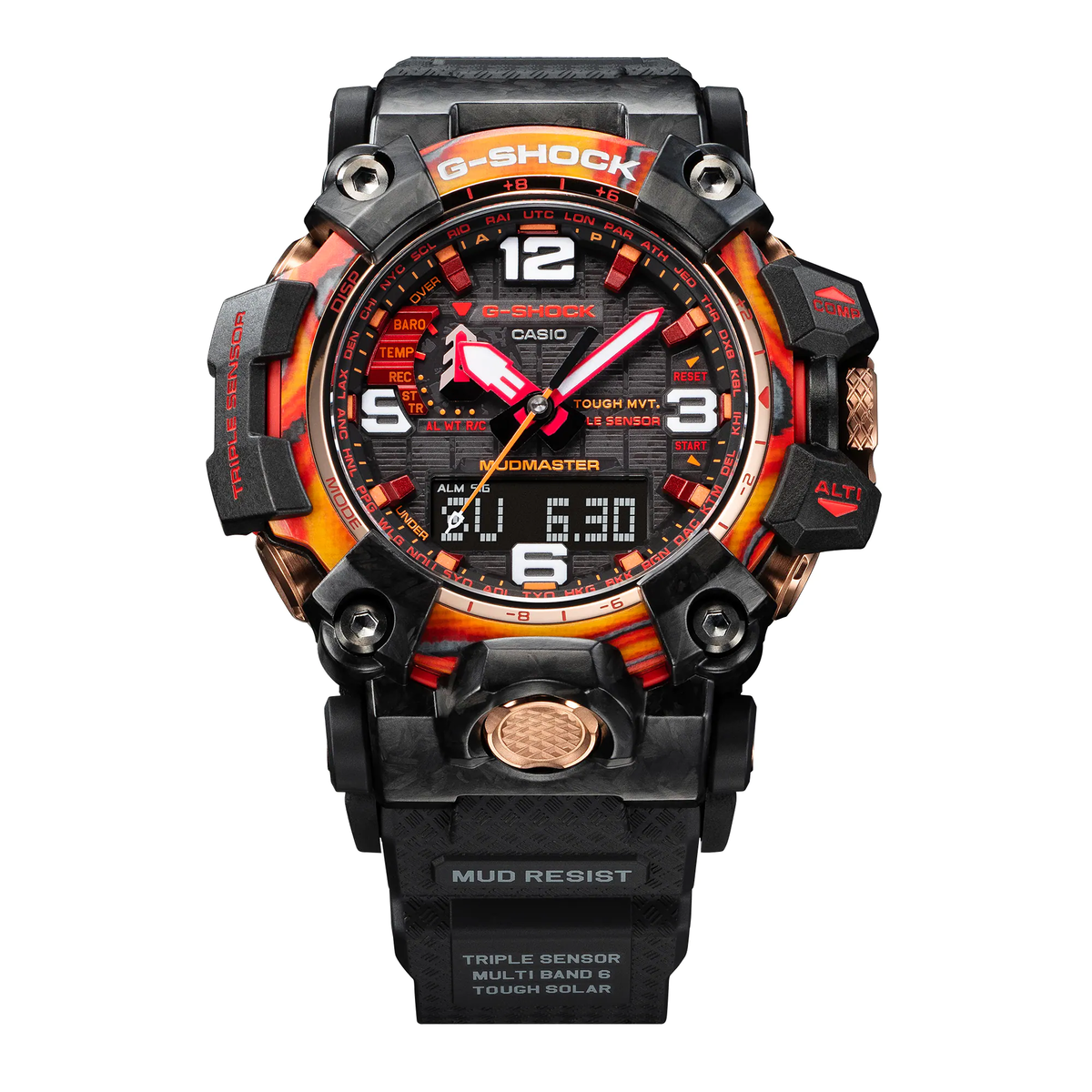 G-Shock Flare Red Limited Edition 40th Anniversary - GWG-2040FR-1ADR