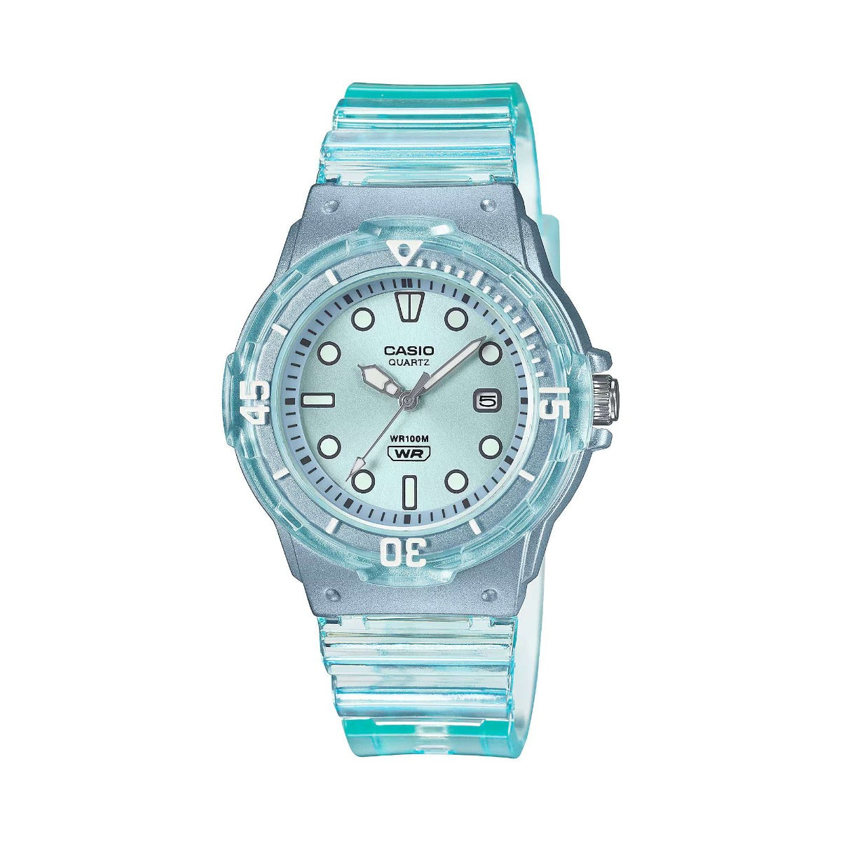 CASIO Women's Watch Analog Translucent Resin Band - LRW-200HS-2EVDF