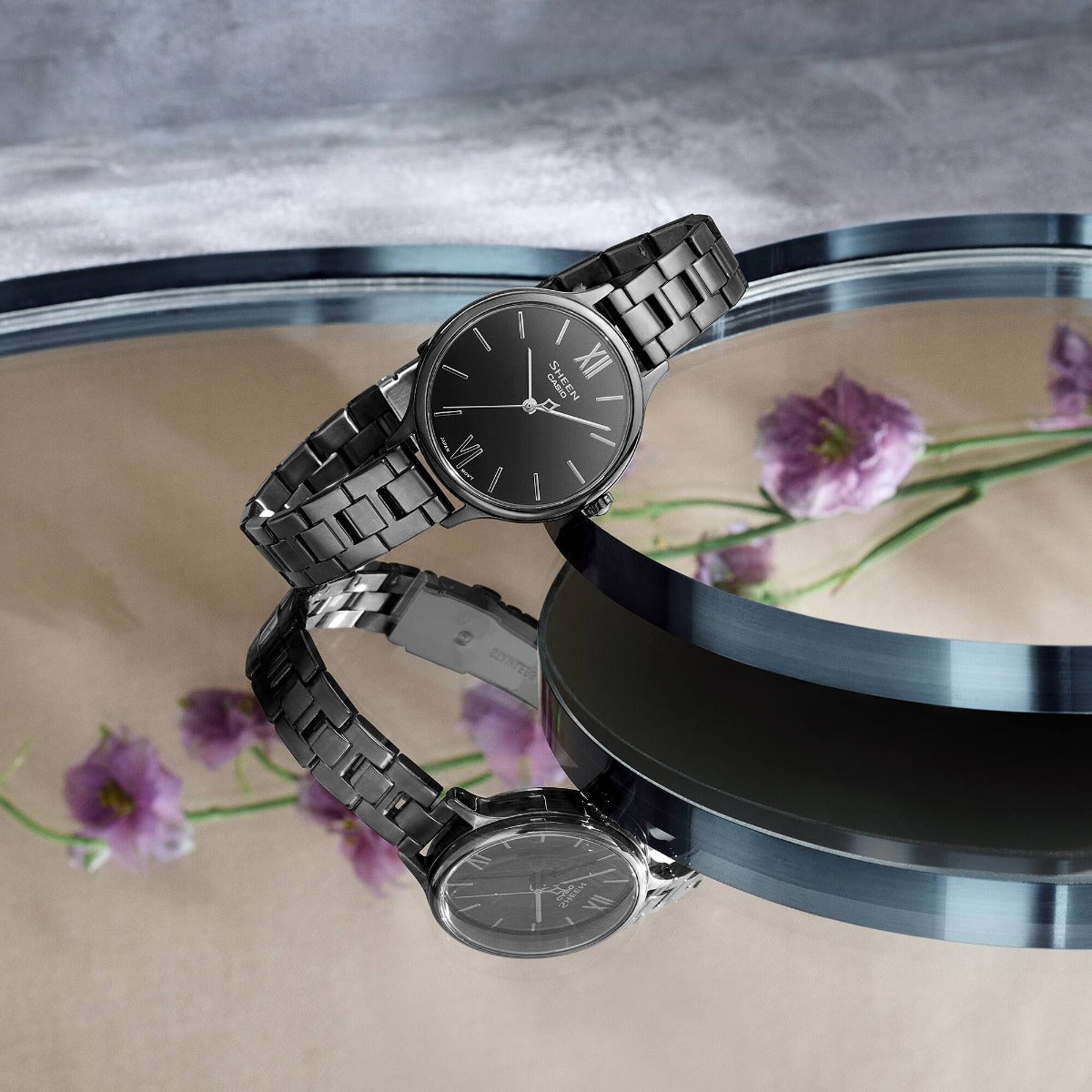 SHEEN Watch Analog SHE-4560BD-1AUDF