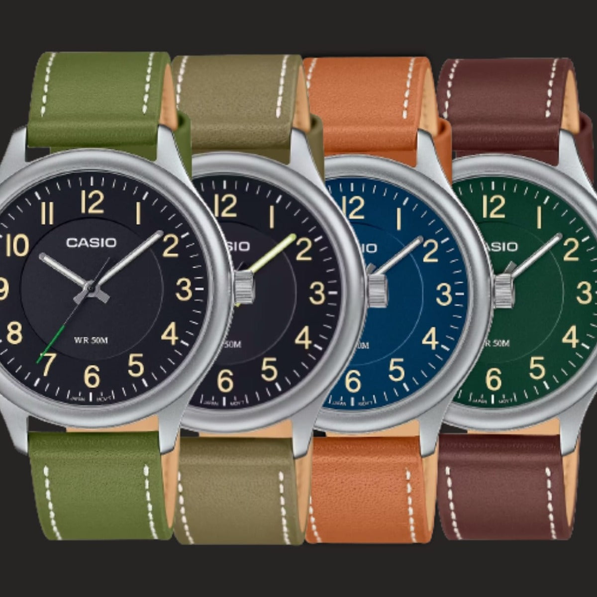 CASIO Youth Analog Men Watch MTP-B160L-1B1VDF