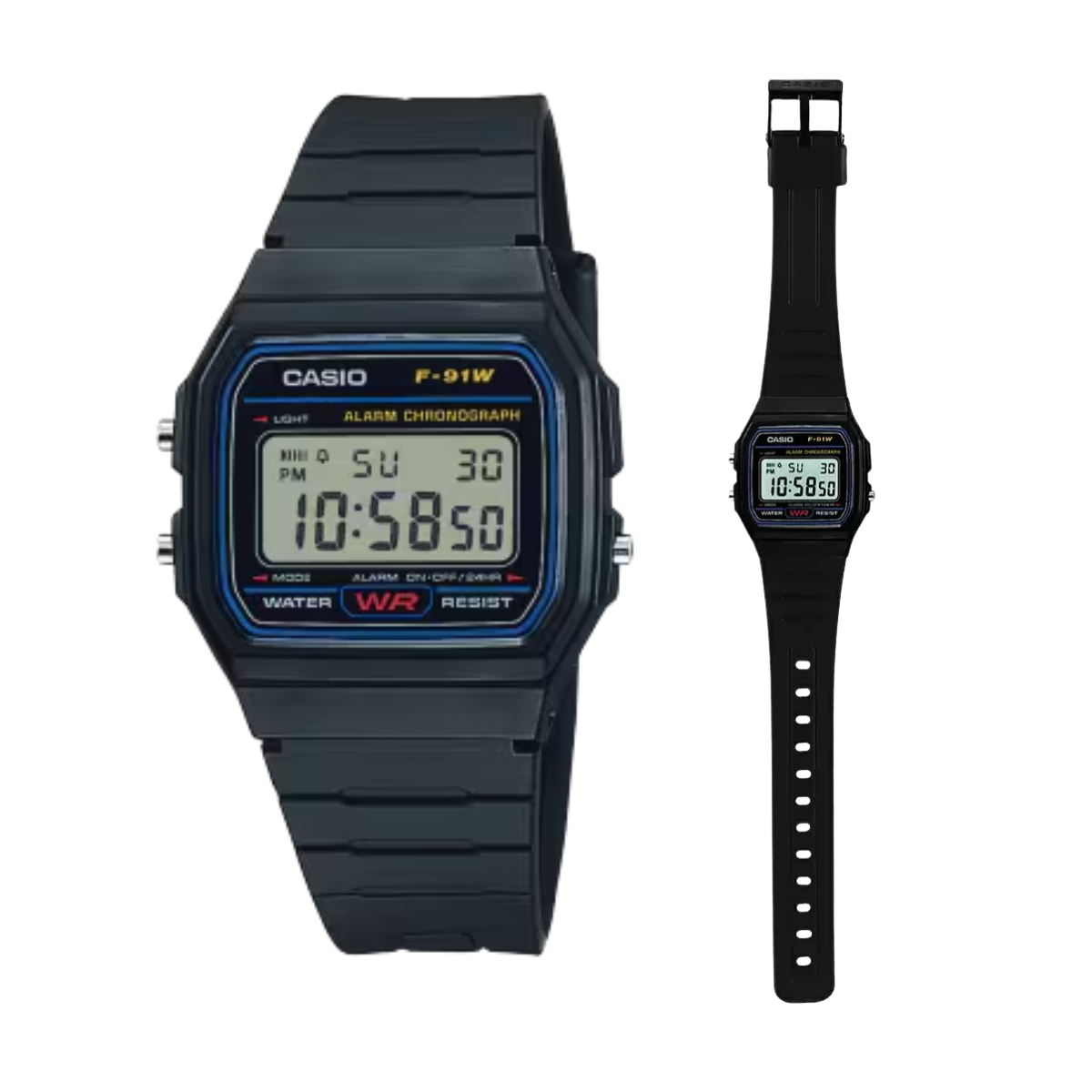 CASIO Vintage Unisex Watch F-91W-1DG