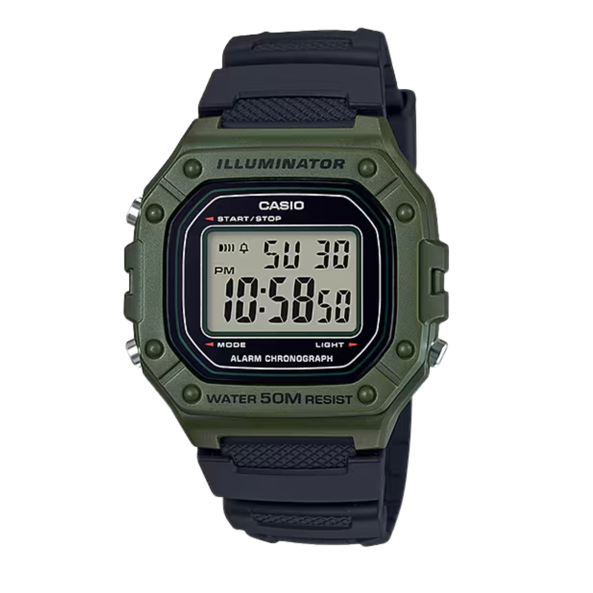CASIO Men's Watch Digital W-218H-3AVDF