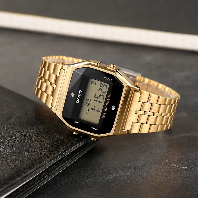 CASIO Vintage Watch Natural diamonds - A159WGED-1DF
