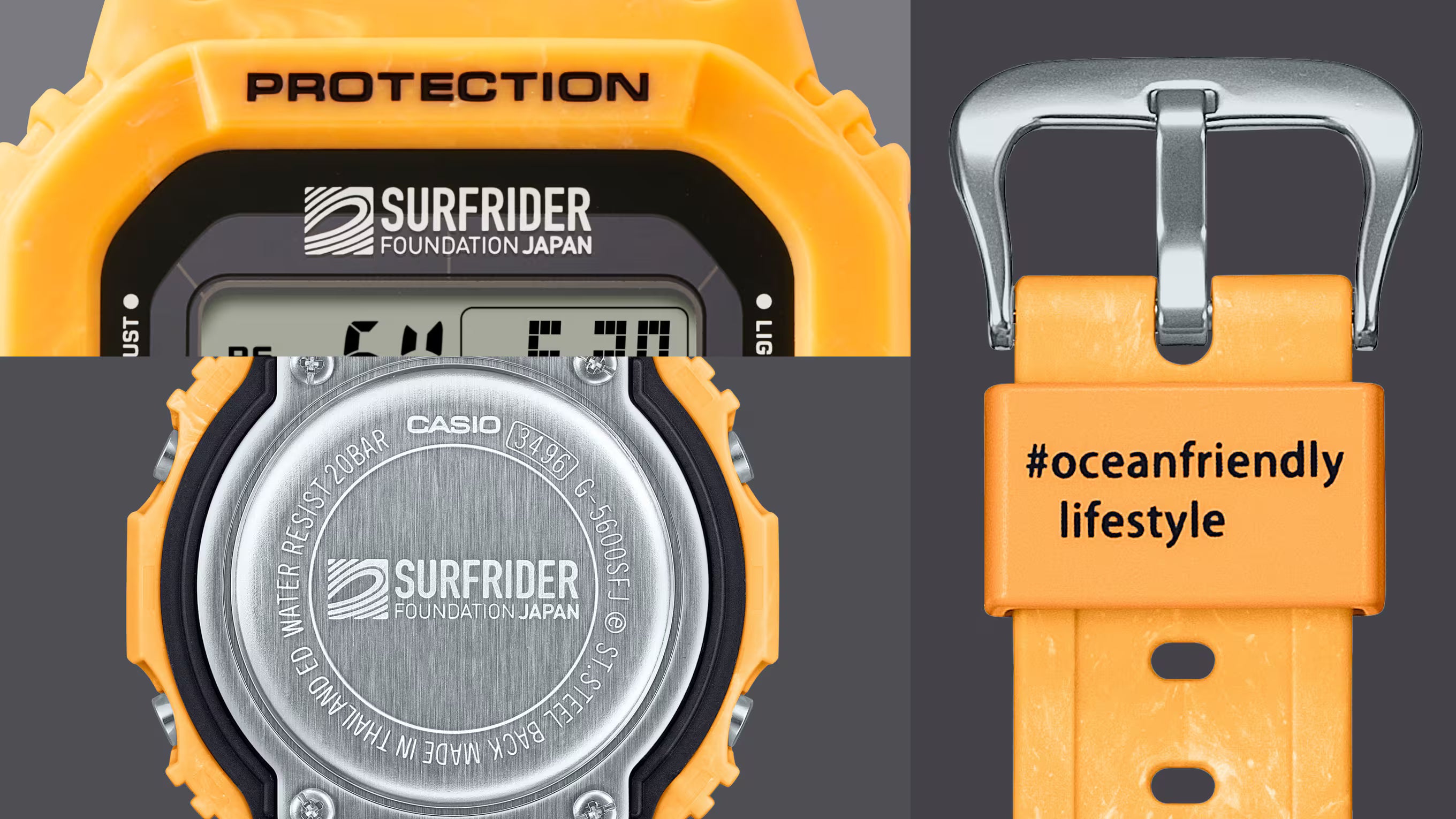 G-SHOCK SURFRIDER FOUNDATION JAPAN COLLABORATION MODEL G-5600SFJ-9DR