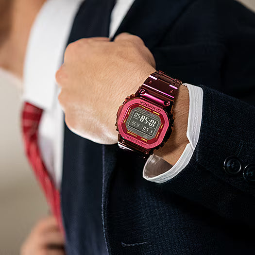 G-SHOCK FULL METAL DIGITAL MENS WATCH GMW-B5000RD-4DR