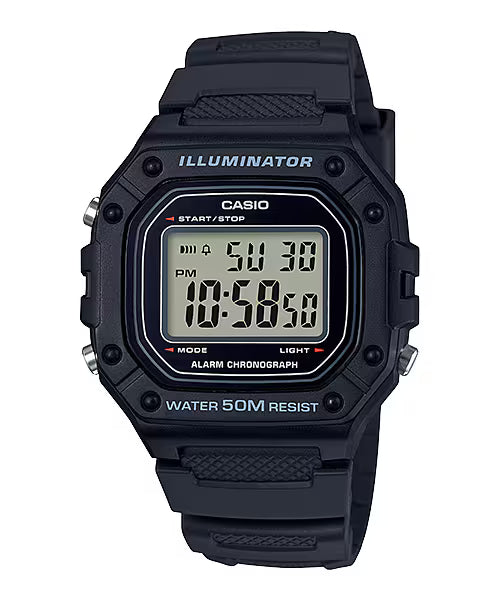 CASIO Men's Watch Digital W-218H-1AVDF