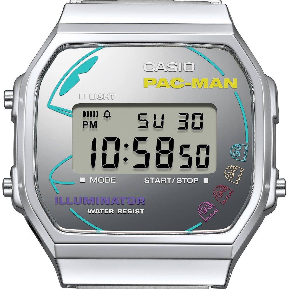 CASIO 45th PAC-MAN anniversary Edition Unisex Digital Watch - A168WEPC-7ADR