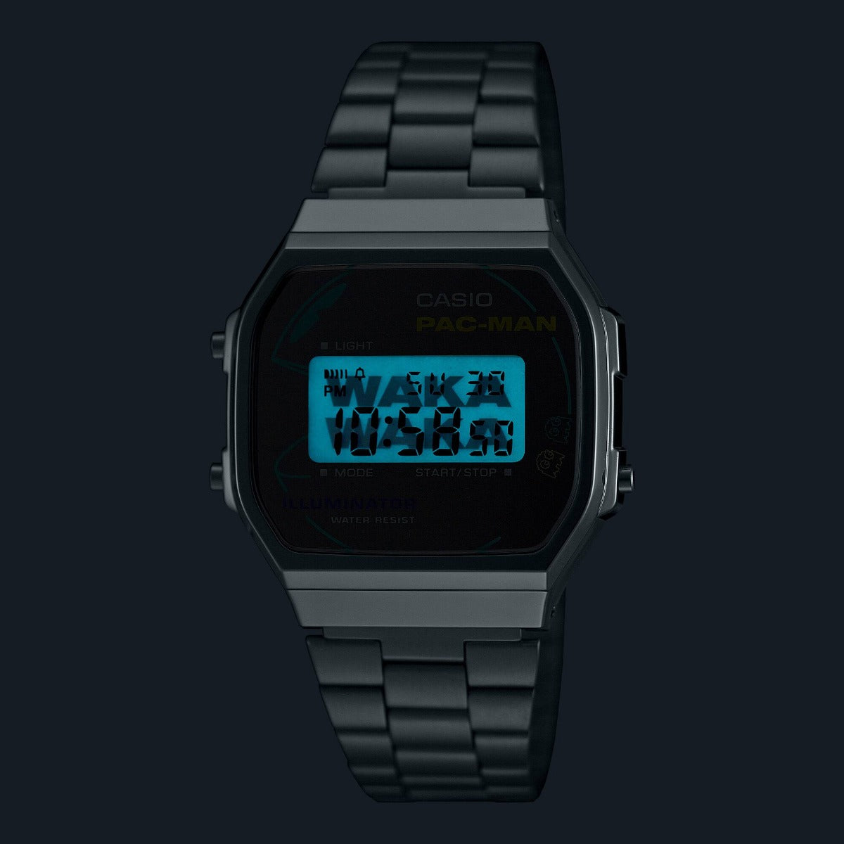 CASIO 45th PAC-MAN anniversary Edition Unisex Digital Watch - A168WEPC-7ADR