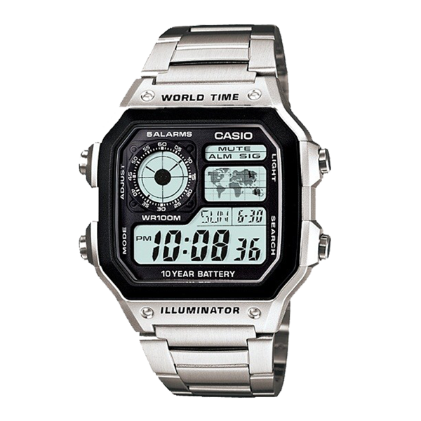 CASIO Digital Men Watch AE-1200WHD-1AVDF