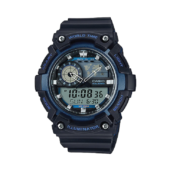 CASIO Digital Men Watch AEQ-200W-2AVDF