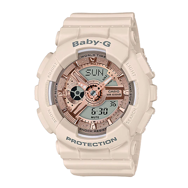 BABY-G Women's Analog-Digital Watch BA-110CP-4ADR