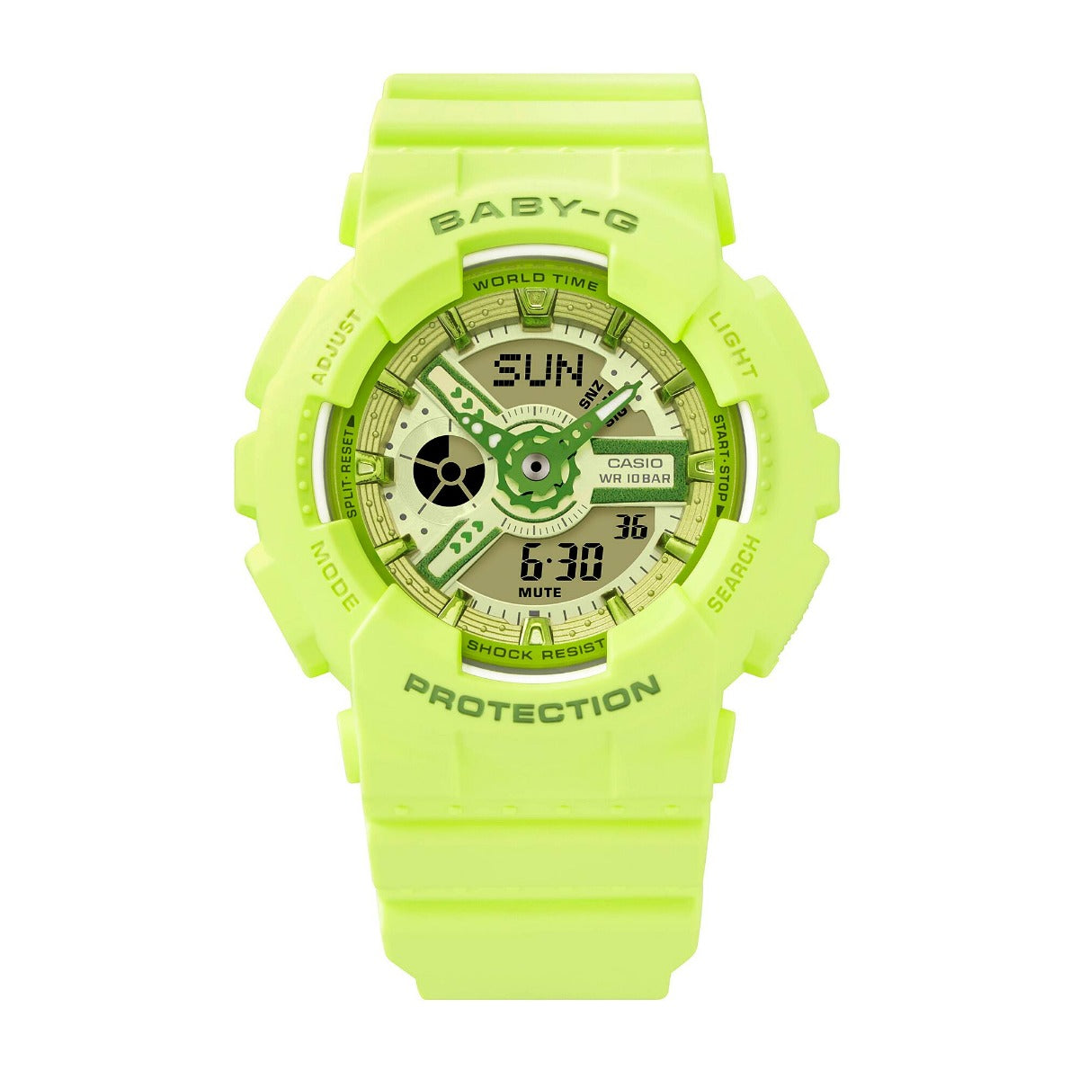BABY-G Women's Analog-Digital Watch - BA-110YK-3ADR