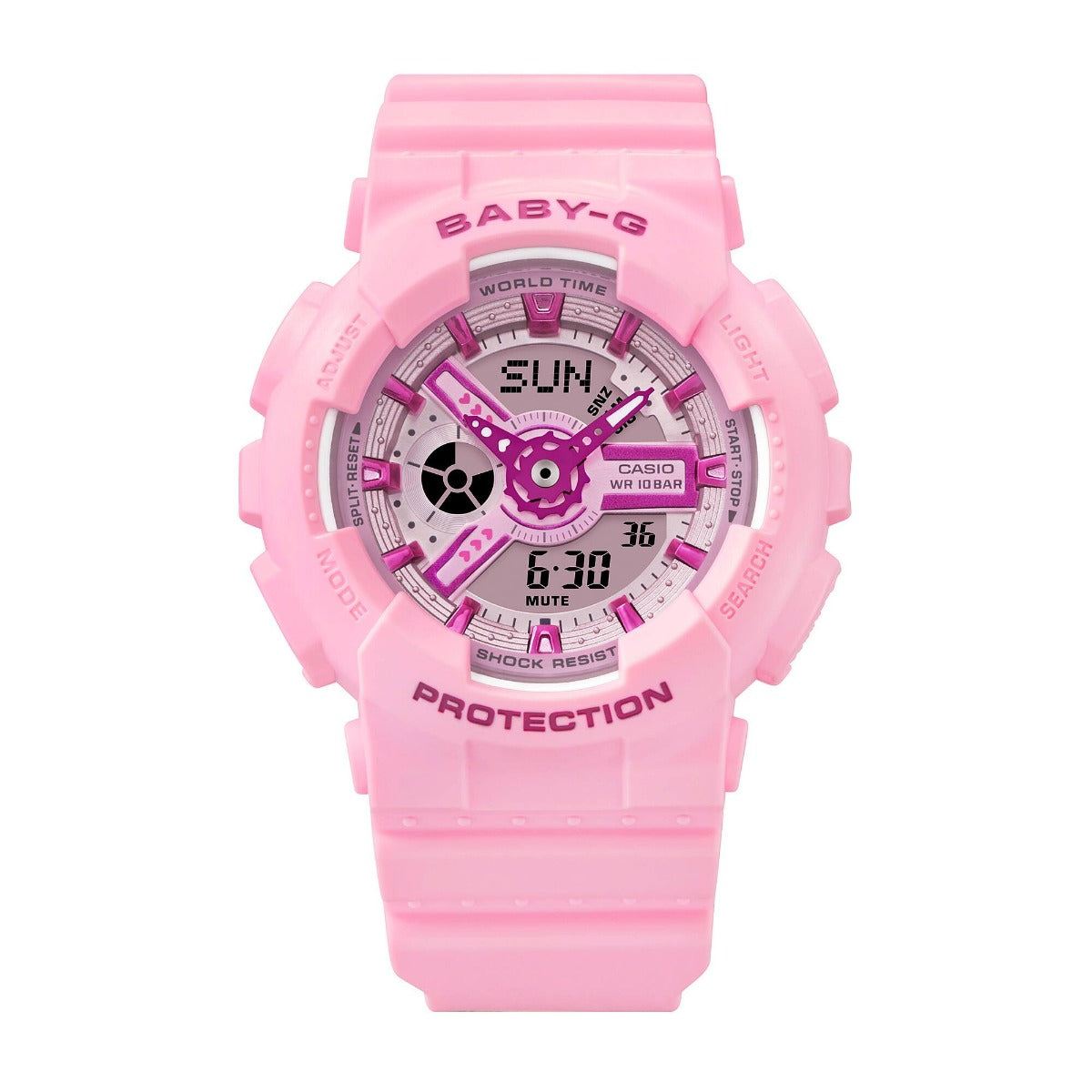 BABY-G Women's Analog-Digital Watch - BA-110YK-4ADR
