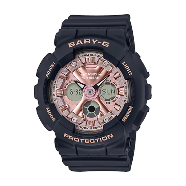 BABY-G Women's Analog-Digital Watch BA-130-1A4DR