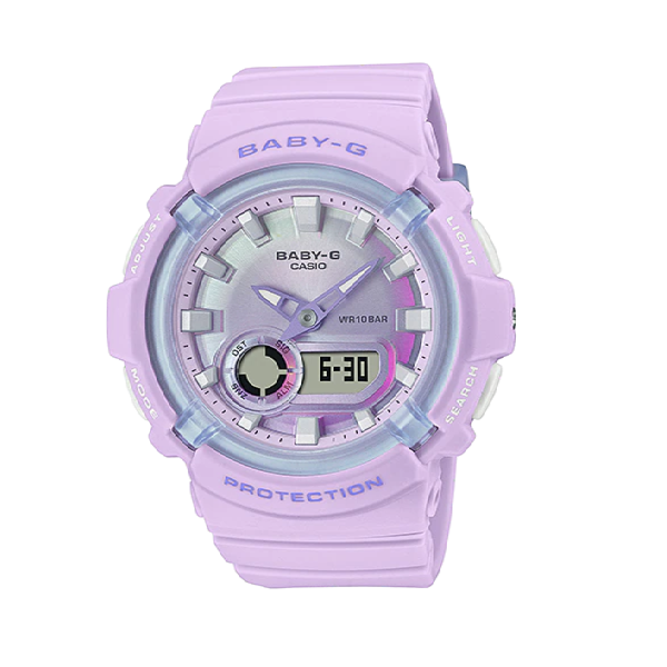 BABY-G Women's Analog-Digital WATCH BGA-280DR-4ADR