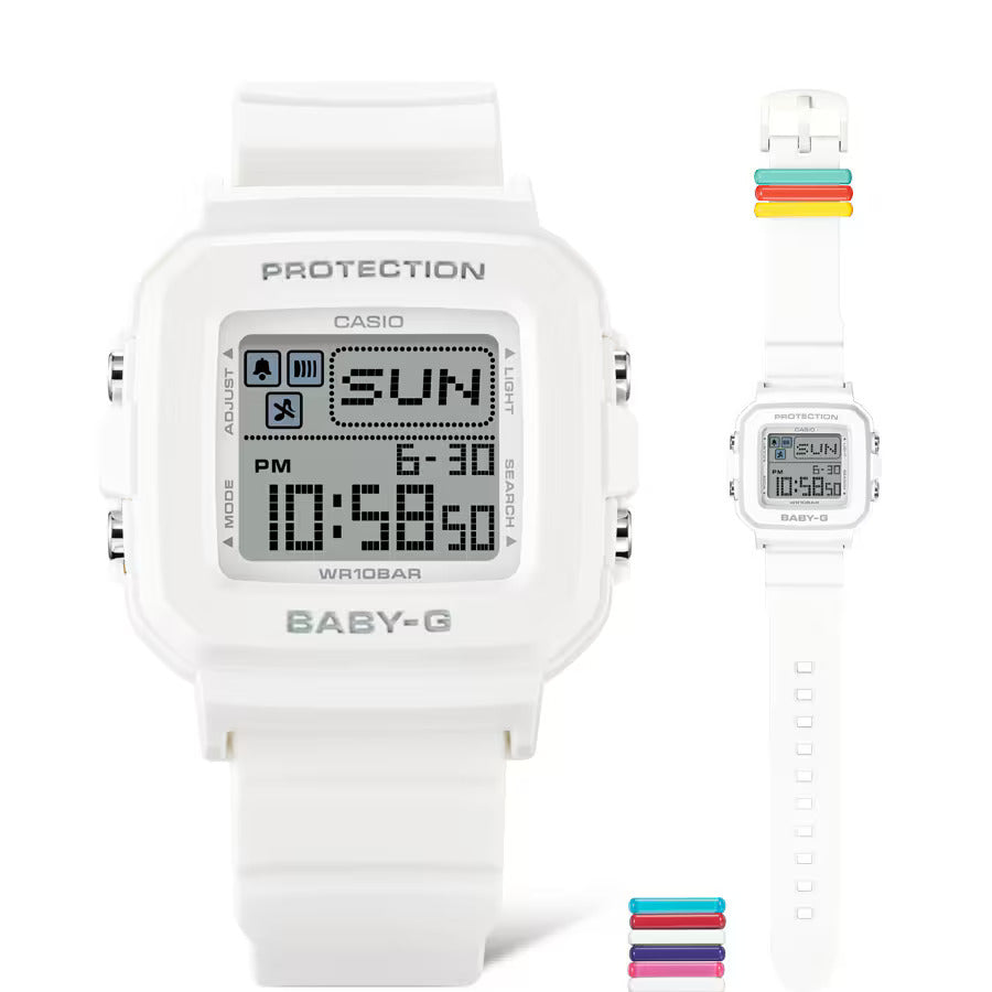 BABY-G PLUS Pixel art Square Women's Watch Digital - BGD-10L-7DR