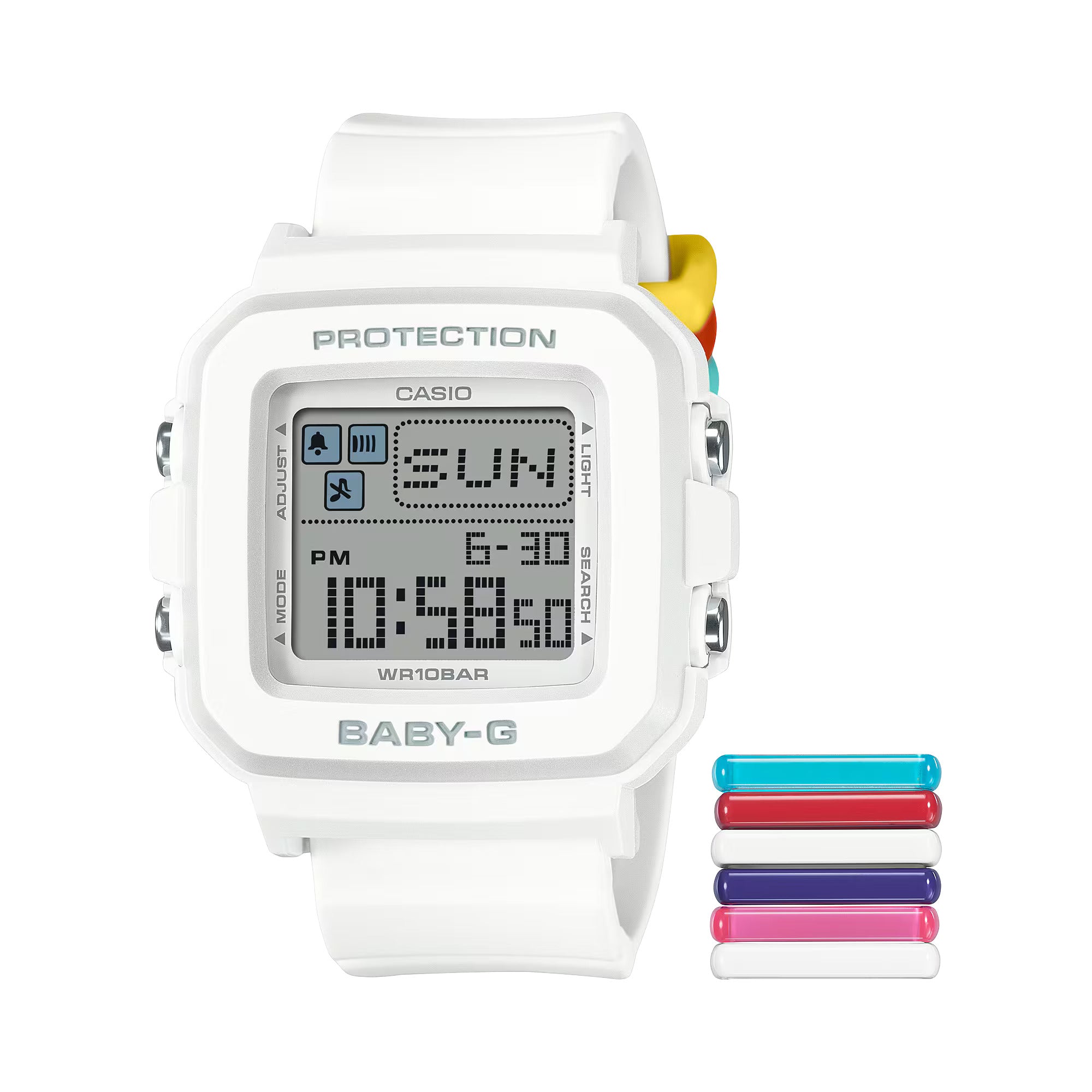 BABY-G PLUS Pixel art Square Women's Watch Digital - BGD-10L-7DR