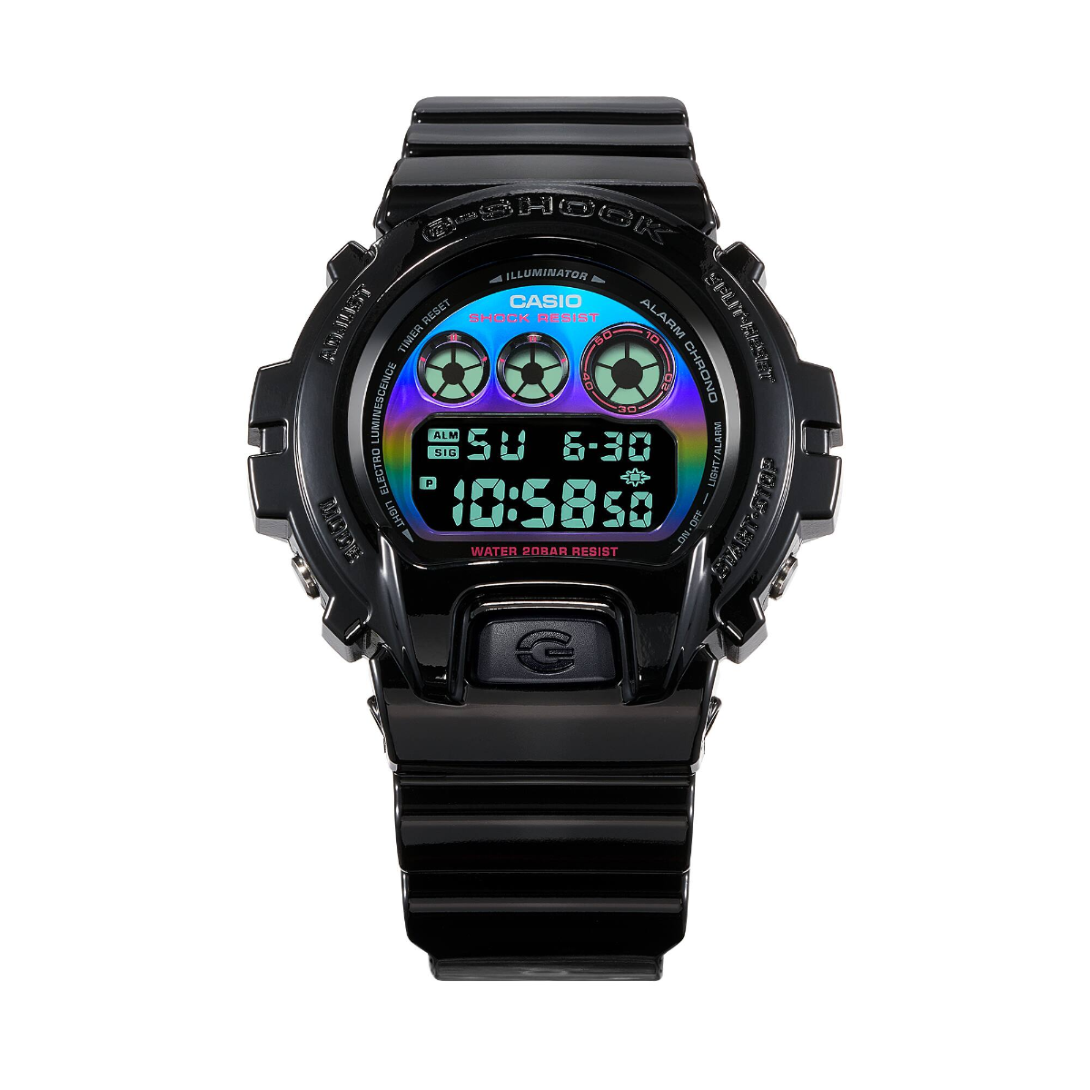 G-SHOCK Rainbow lineup DW-6900RGB-1DR